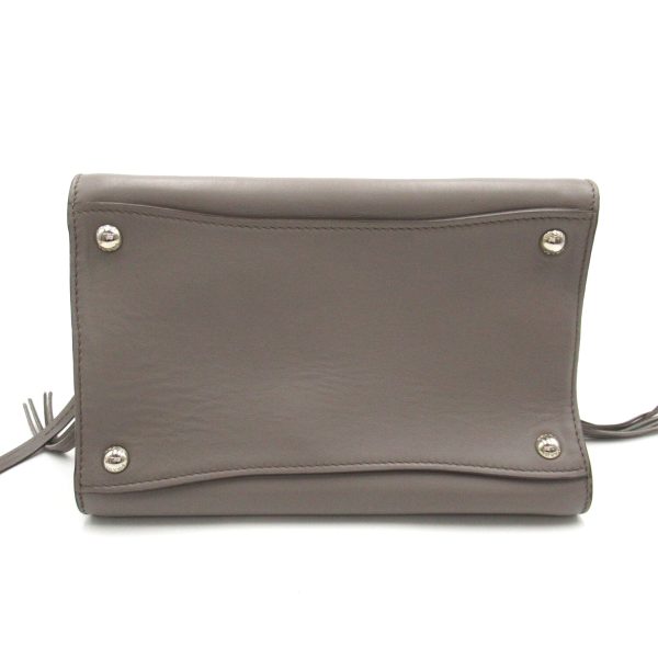 2101217922555 6 Prada Leather Shoulder Bag Gray