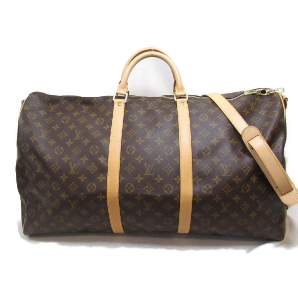 2101217927994 2 Louis Vuitton Keepall Bandouliere 60 Boston Brown