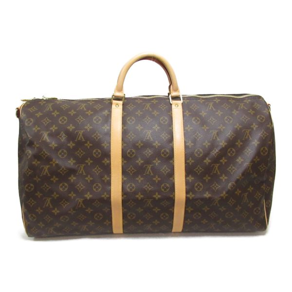 2101217927994 3 Louis Vuitton Keepall Bandouliere 60 Boston Brown