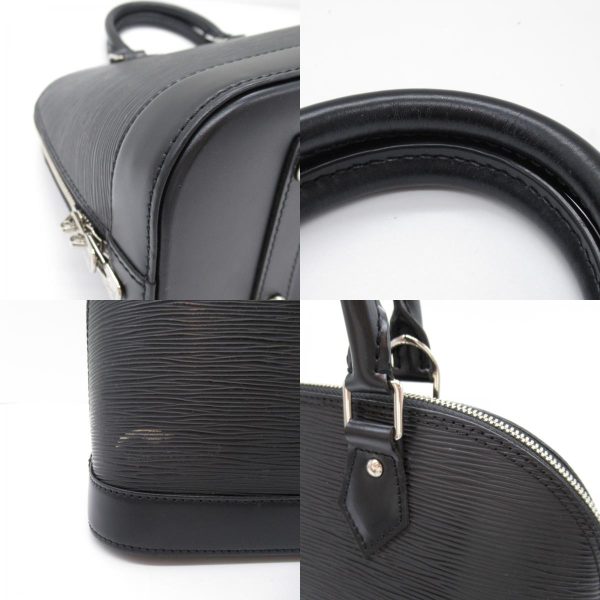 2101217928106 8c Louis Vuitton Alma PM Handbag Calf Black