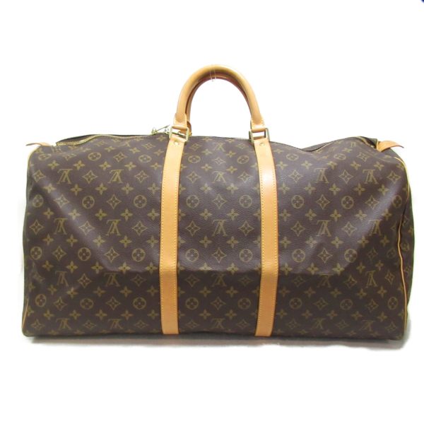 2101217928588 3 Louis Vuitton Keepall 60 Boston Bag Brown