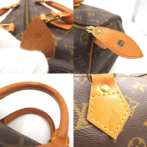 2101217929400 9c Louis Vuitton Speedy 35 Handbag Brown