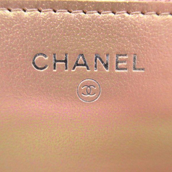 2101217956208 8 Chanel Matelasse Chain Wallet Shoulder Bag Leather Pink