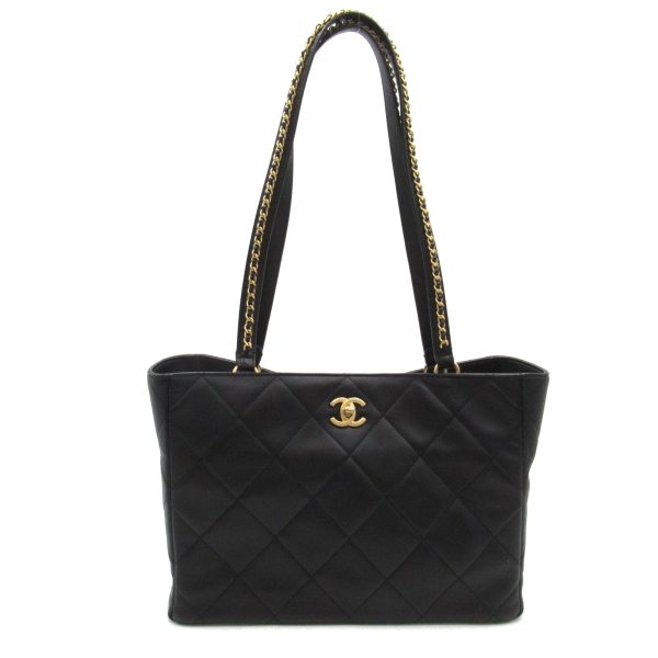 2101217956475 1 Chanel Chain Tote Bag Lambskin Black