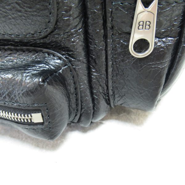 2101217960830 6 Balenciaga Shoulder Bag Leather Black