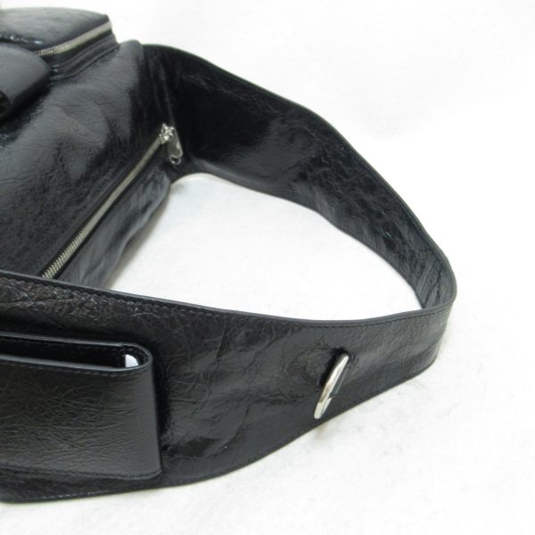 2101217960830 8 Balenciaga Shoulder Bag Leather Black