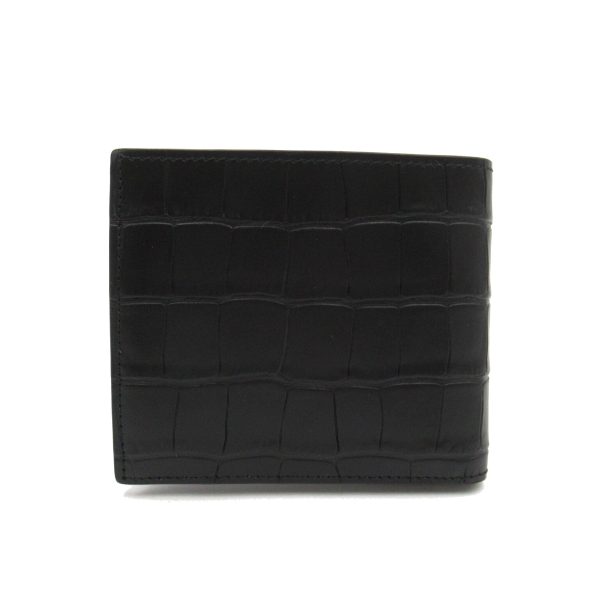 2101217961226 2 Balenciaga Bifold Wallet Embossed Leather Black