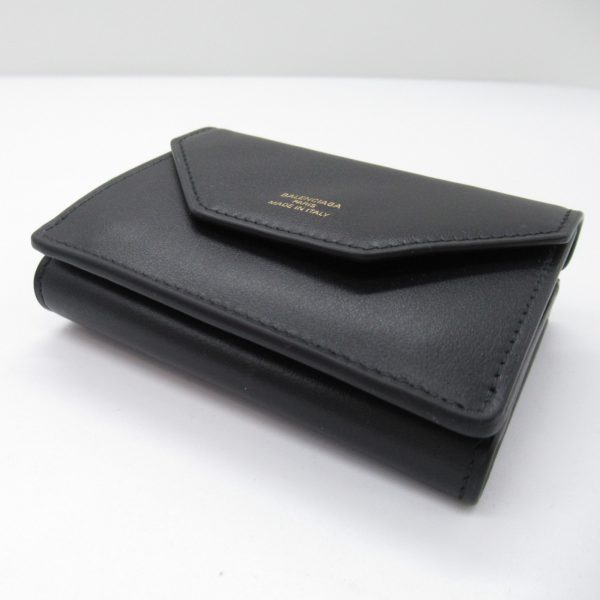 2101217961271 4 Balenciaga Trifold Wallet Black