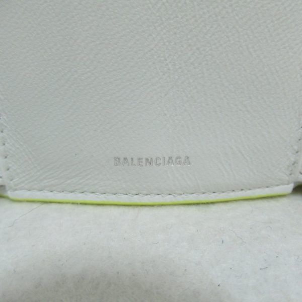 2101217961301 5 Balenciaga Trifold Wallet Calf Yellow