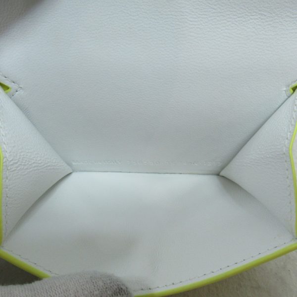 2101217961301 8 Balenciaga Trifold Wallet Calf Yellow