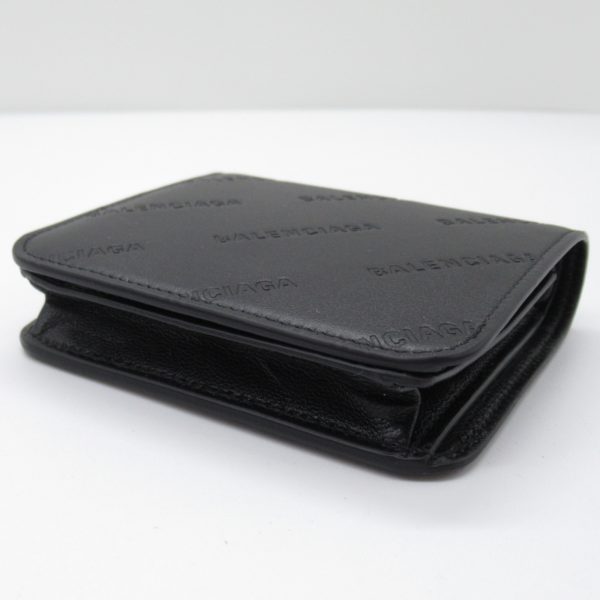 2101217961448 4 Balenciaga Bifold Wallet Leather Black