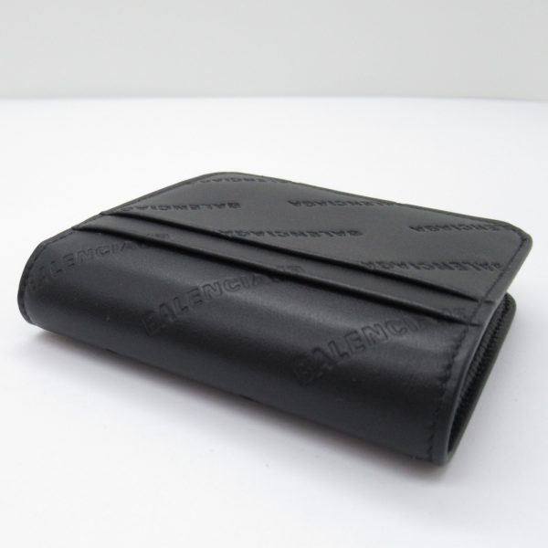 2101217961448 5 Balenciaga Bifold Wallet Leather Black