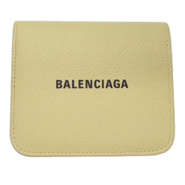 2101217961509 2 Balenciaga Bifold Wallet Leather Yellow