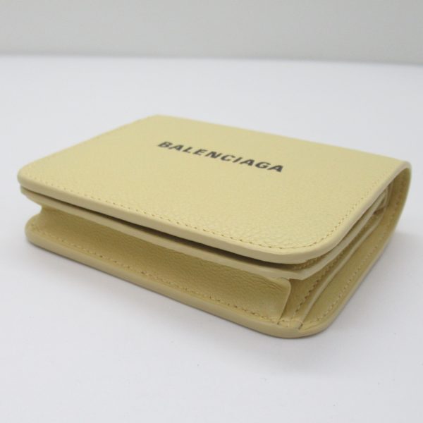 2101217961509 4 Balenciaga Bifold Wallet Leather Yellow