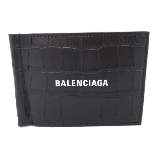 2101217961530 2 Balenciaga Bifold Wallet Leather Black