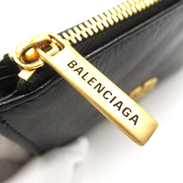 2101217961561 8 Balenciaga Coin Case Wallet Leather Black