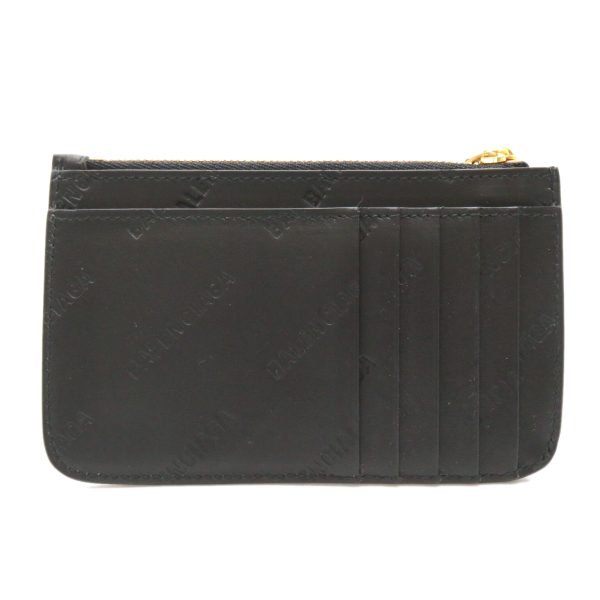 2101217961639 2 Balenciaga Cash Long Coin Card Holder Leather Black