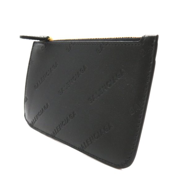 2101217961639 3 Balenciaga Cash Long Coin Card Holder Leather Black