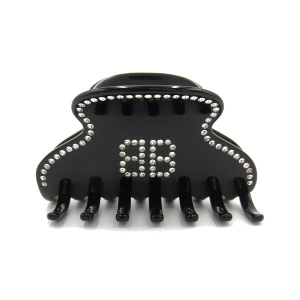 2101217961769 1 Balenciaga Hair Clip Plastic Black