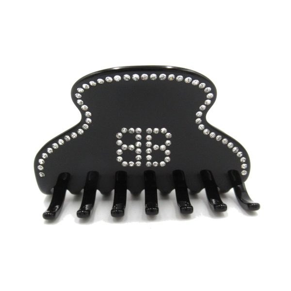 2101217961769 2 Balenciaga Hair Clip Plastic Black