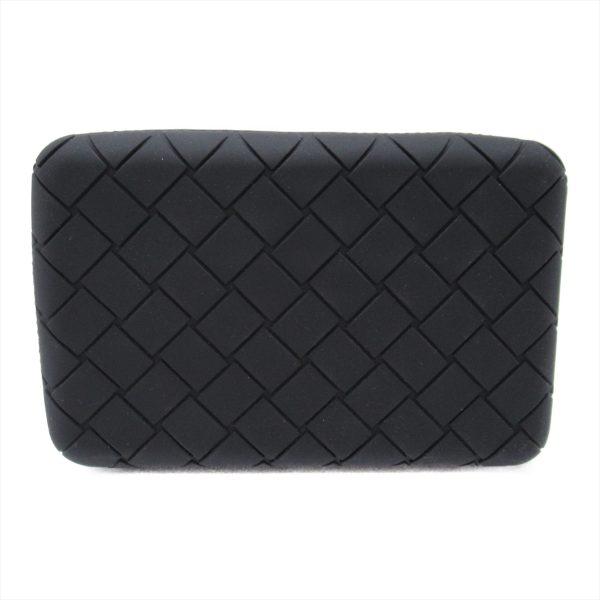 2101217963923 1 Bottega Veneta Tech Rubber Clutch Bag Shoulder Bag Calf Cowhide Rubber Black