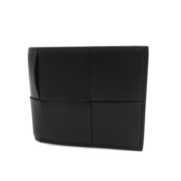 2101217964166 1 Bottega Veneta Bifold Wallet Calf Cowhide Black