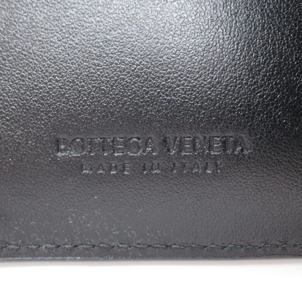 2101217964319 7 Bottega Veneta Tri Fold Long Wallet Lambskin Sheep Leather Black