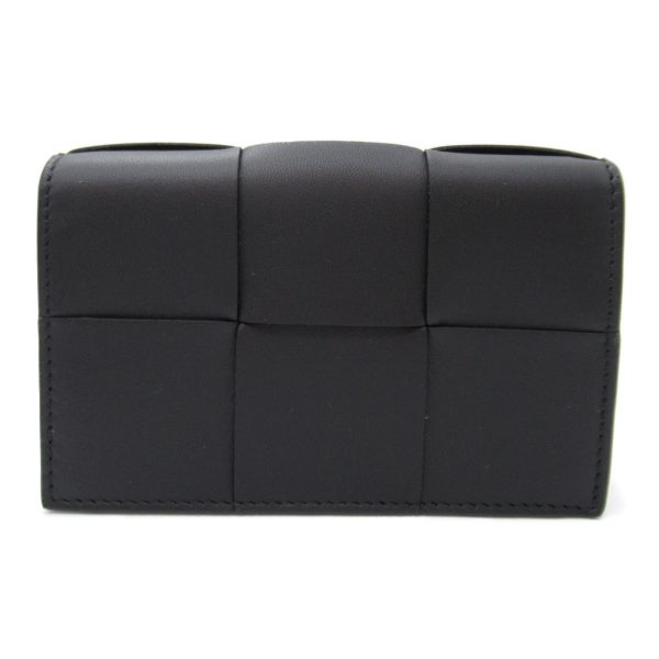 2101217964357 4 Bottega Veneta Card Case Accessories Lambskin Sheep Leather Black