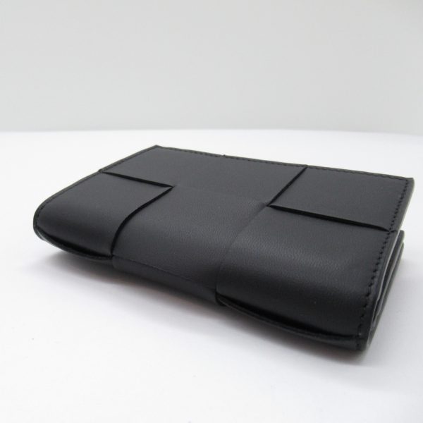 2101217964357 6 Bottega Veneta Card Case Accessories Lambskin Sheep Leather Black