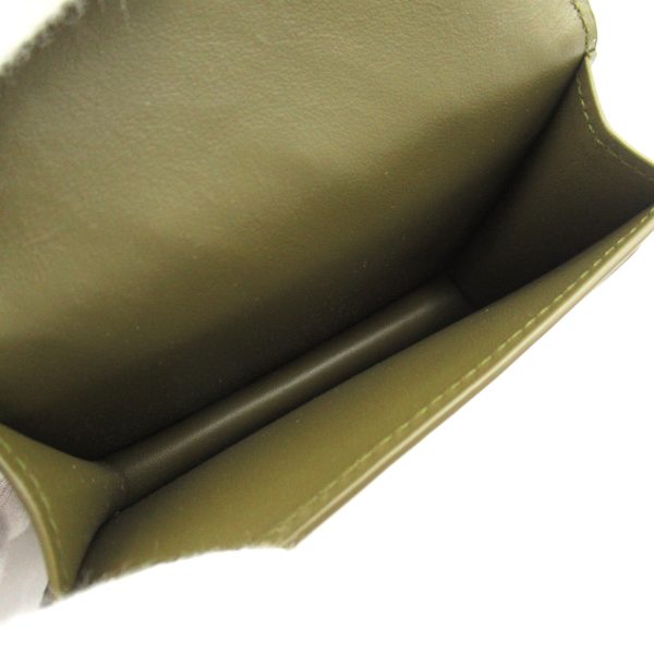 2101217964388 6 Bottega Veneta Card Case Accessory Calf Cowhide Khaki