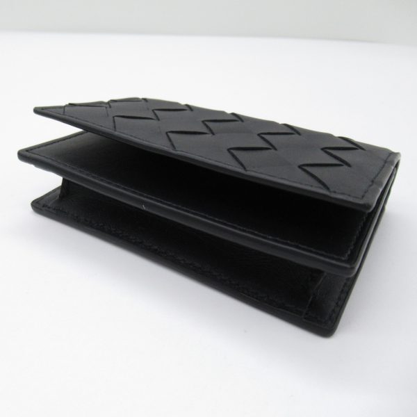 2101217964432 4 Bottega Veneta Card Case Accessory Calf Cowhide Black