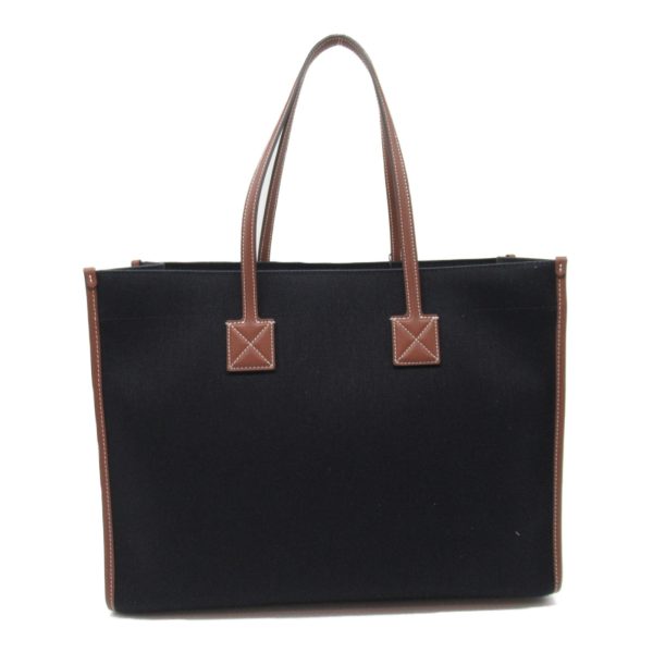 2101217964753 6 Burberry Canvas Leather Tote Bag Black