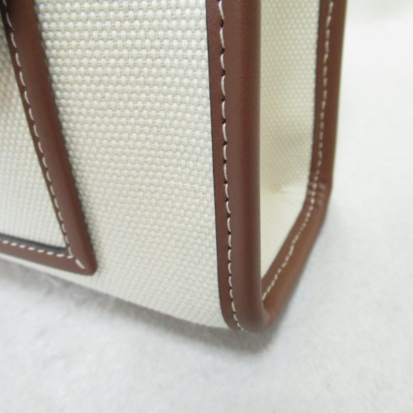 2101217964845 6 Burberry Canvas Leather Shoulder Bag White