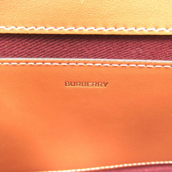 2101217964982 7 Burberry Shoulder Bag PVC Coated Canvas Brown