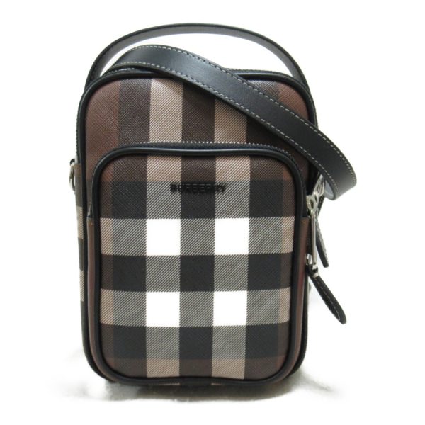 2101217965606 2 Burberry Shoulder Bag Cotton Polyurethane Brown