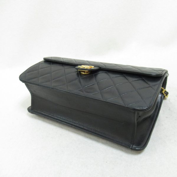 2101217972550 7 Chanel Matelasse Push Lock Bag Black