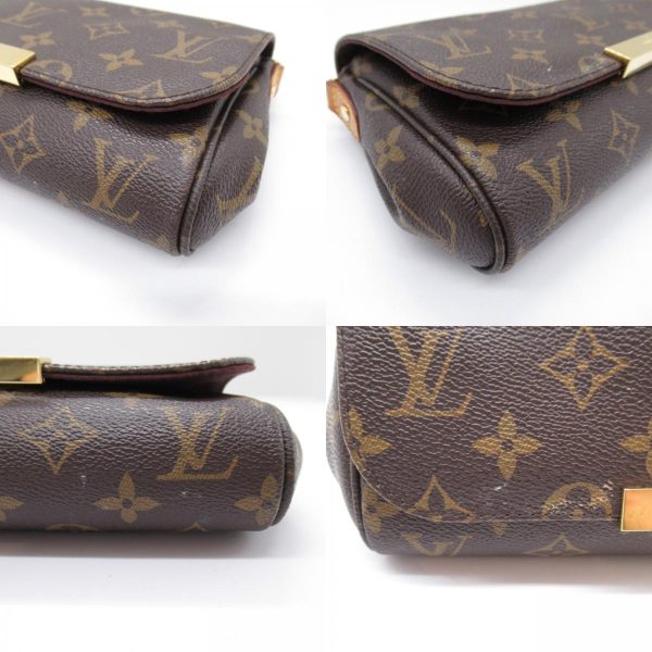 2101217972819 9c Louis Vuitton Favorite PM Clutch Bag Brown