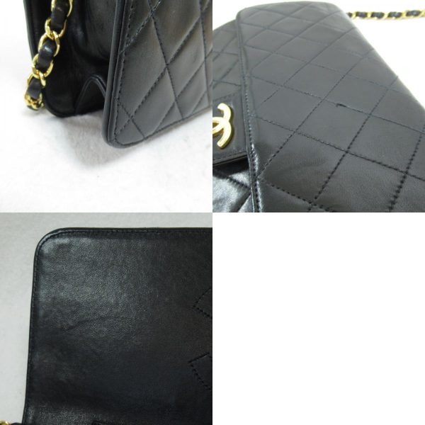 2101217972833 7c Chanel Matelasse Push Lock Bag Black