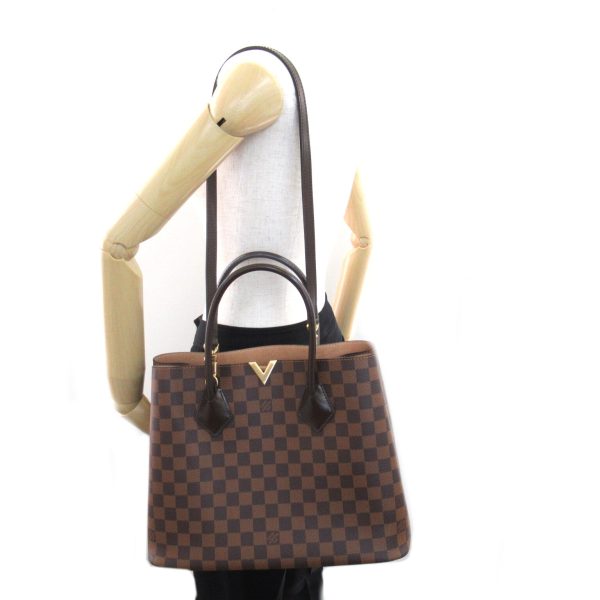 2101217973052 5 Louis Vuitton Kensington 2way Shoulder Bag Brown