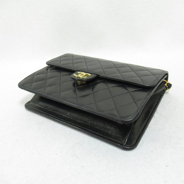 2101217973694 6 Chanel Matelasse Push Lock Bag Black