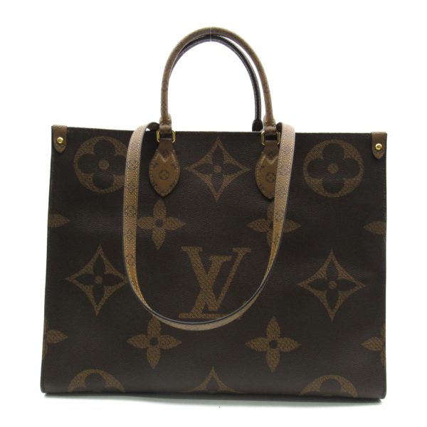 2101217973878 1 Louis Vuitton On the Go GM 2way Shoulder Bag Brown