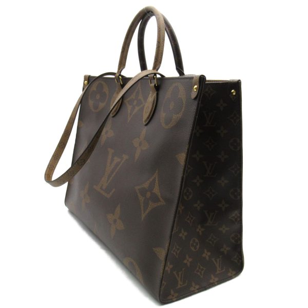 2101217973878 2 Louis Vuitton On the Go GM 2way Shoulder Bag Brown