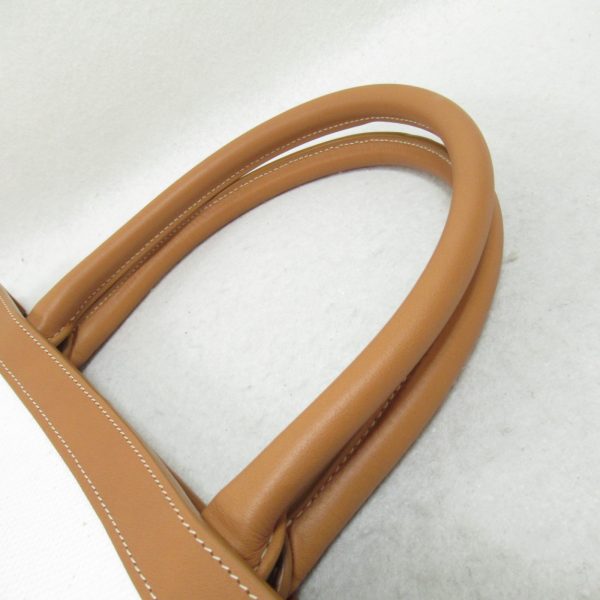 2101217974509 8 Celine Vertical Coverage Tote Bag Leather Canvas Natural