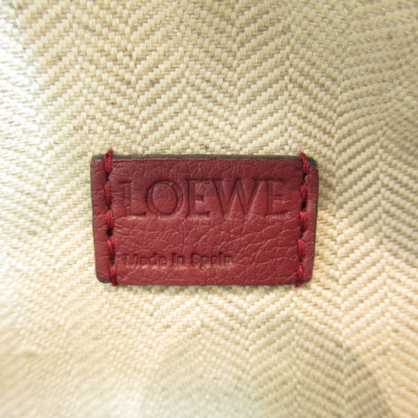 2101217974516 10 Loewe Puzzle Bag Mini Shoulder Bag Calf Bordeaux Wine