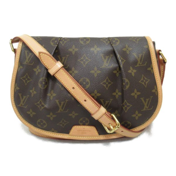 2101217975520 2 Louis Vuitton Menilmontant PM Shoulder Bag Brown