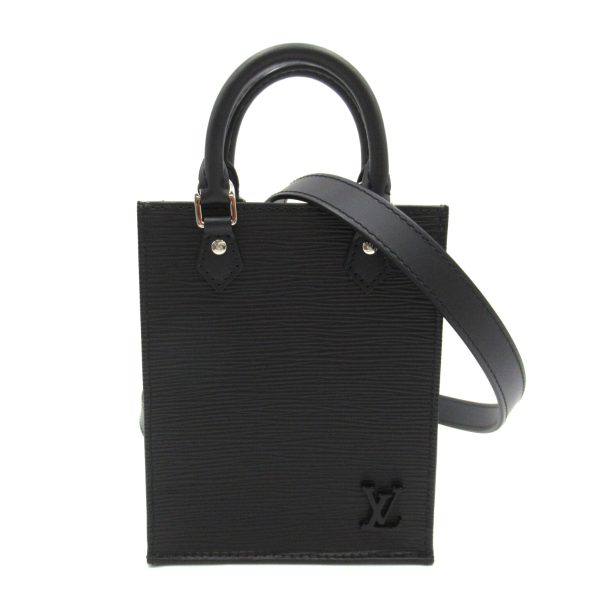 2101217976992 1 Louis Vuitton Petite Sac Plat Shoulder Bag Black