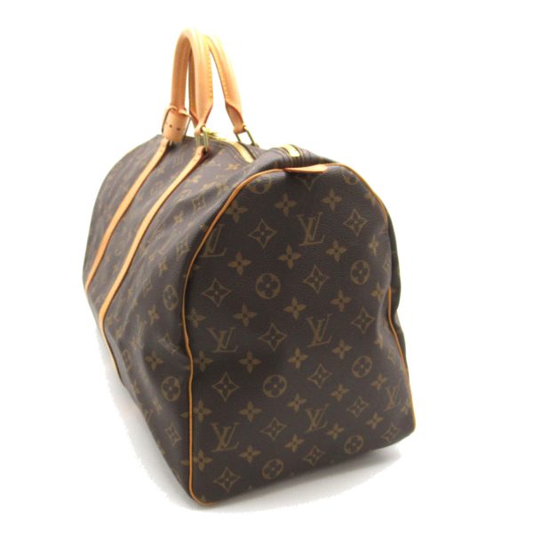 2101217977135 2 Louis Vuitton Keepall 50 Boston Bag Brown