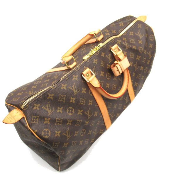 2101217977135 3 Louis Vuitton Keepall 50 Boston Bag Brown