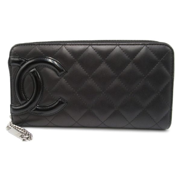 2101217978170 1 Chanel Cambon Round Wallet Black