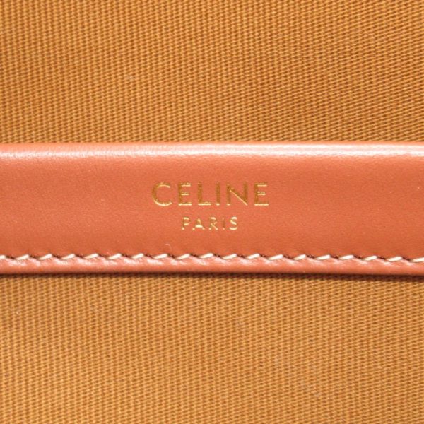 2101217979108 11 Celine Mini Horizontal Cover Tote Bag Canvas Triomphe Canvas Tan